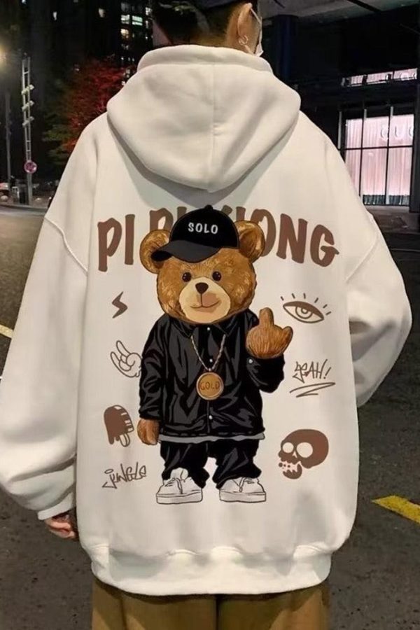 Hip Hop Teddy Hoodie