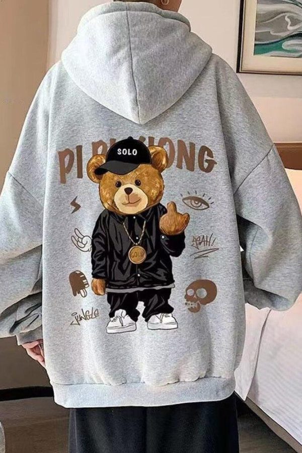 Hip Hop Teddy Hoodie