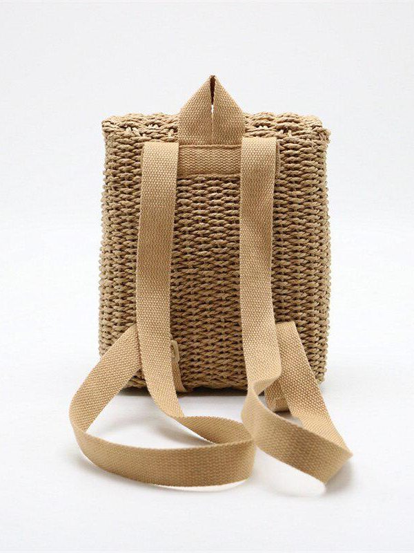 Home Design Straw Backpack
