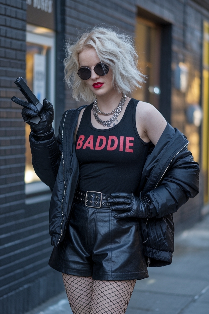 Hot 80s Outfits Women Baddie: Stand Out in the Crowd outfit idea