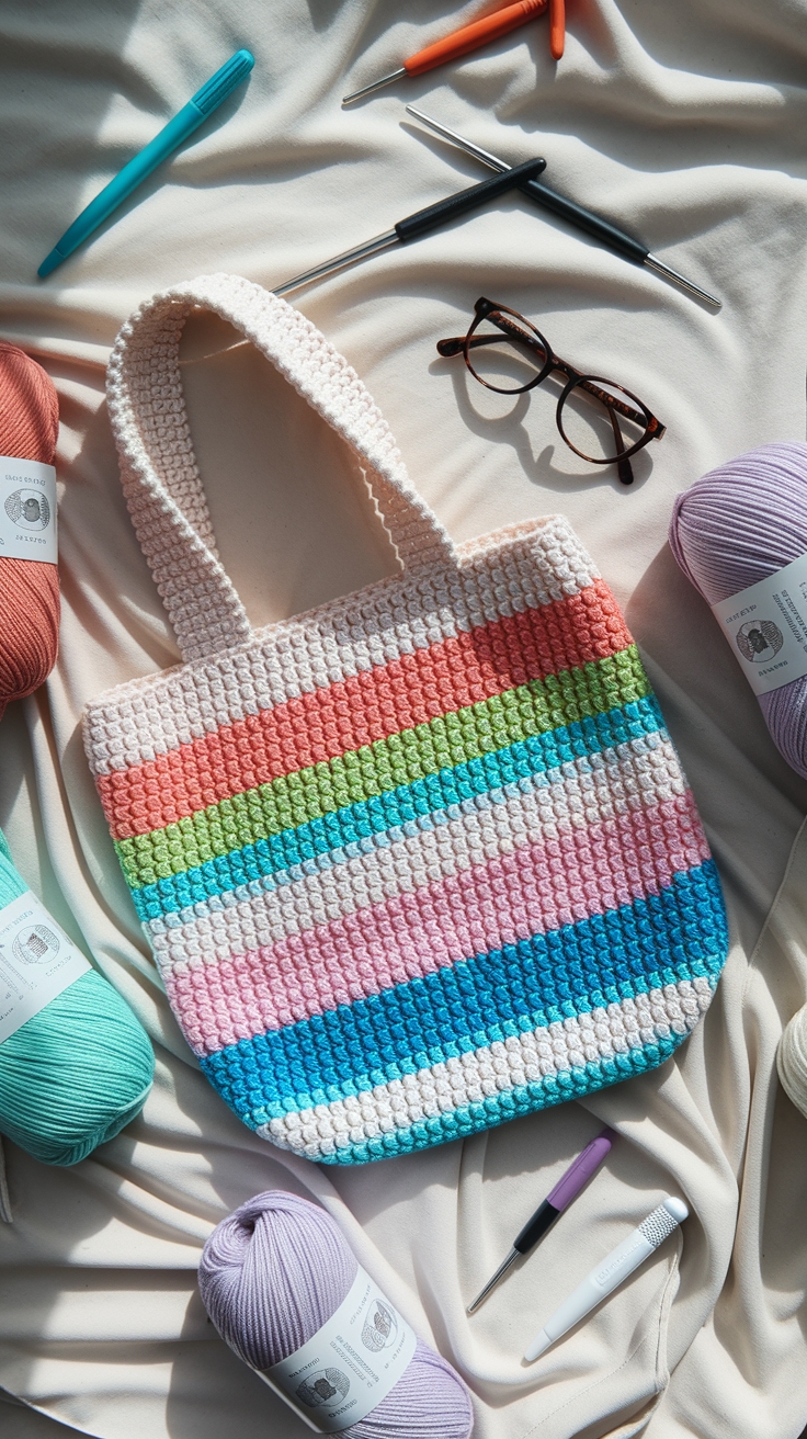 How to Crochet a Tote Bag: A Step-by-Step Guide outfit idea