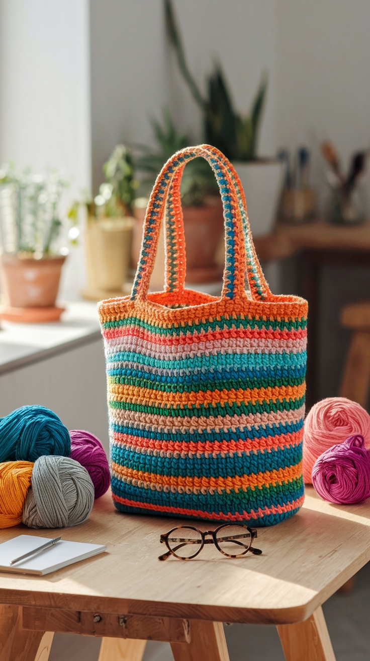 Learn How to Crochet Tote Bag for Fun and Function outfit idea