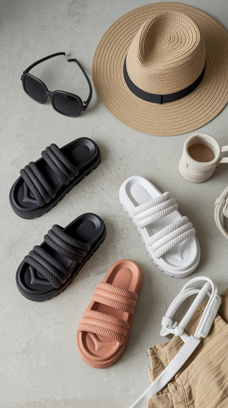 How to Style Chunky Sandals for a Chic Summer Vibe outfit idea