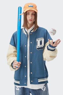I Don't Give Damn Baseball Varsity Jacket