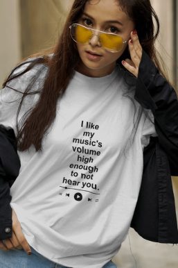 I Like My Music's Volume Tee