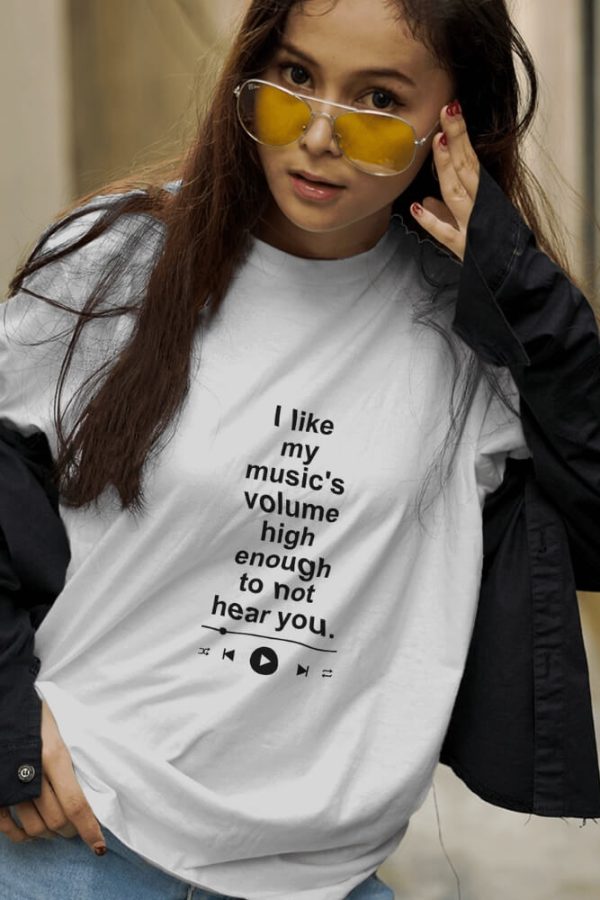 I Like My Music's Volume Tee