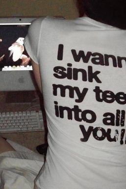 I Wanna Sink My Teeth Tee
