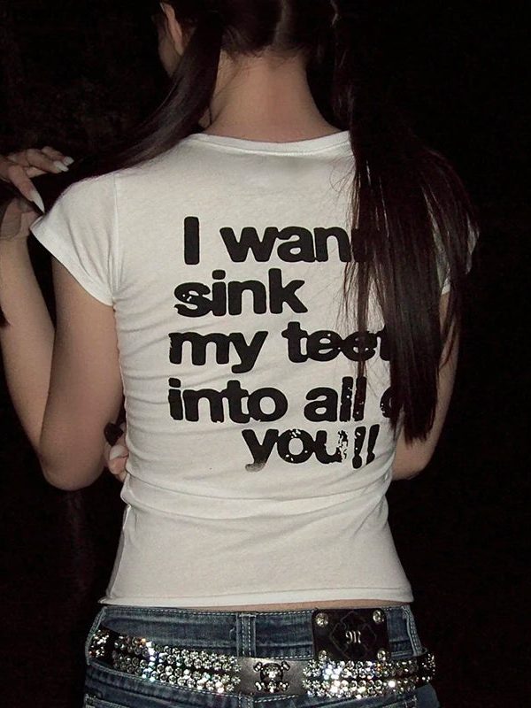 I Wanna Sink My Teeth Tee