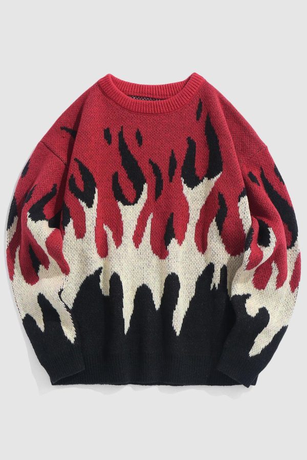 Indie Flame Knitted Sweater