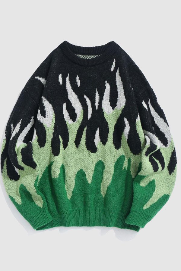 Indie Flame Knitted Sweater