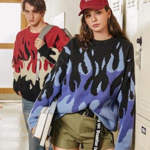 Indie Flame Knitted Sweater