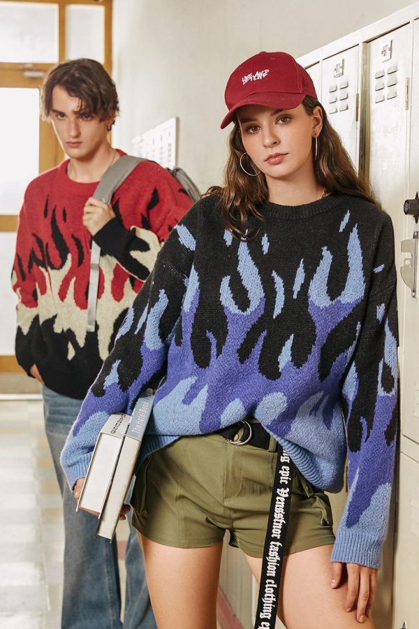 Indie Flame Knitted Sweater
