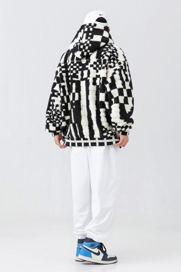 Indie Oversized Plush Hoodie