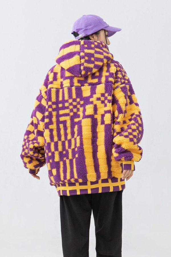 Indie Oversized Plush Hoodie