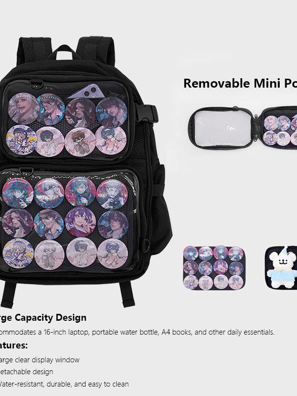 Ita Bag Backpack Enamel Pin Display Bag