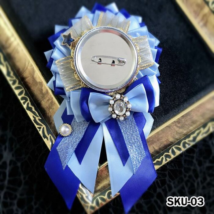 Ita Bag Rosette Ribbon Badge Display 75mm