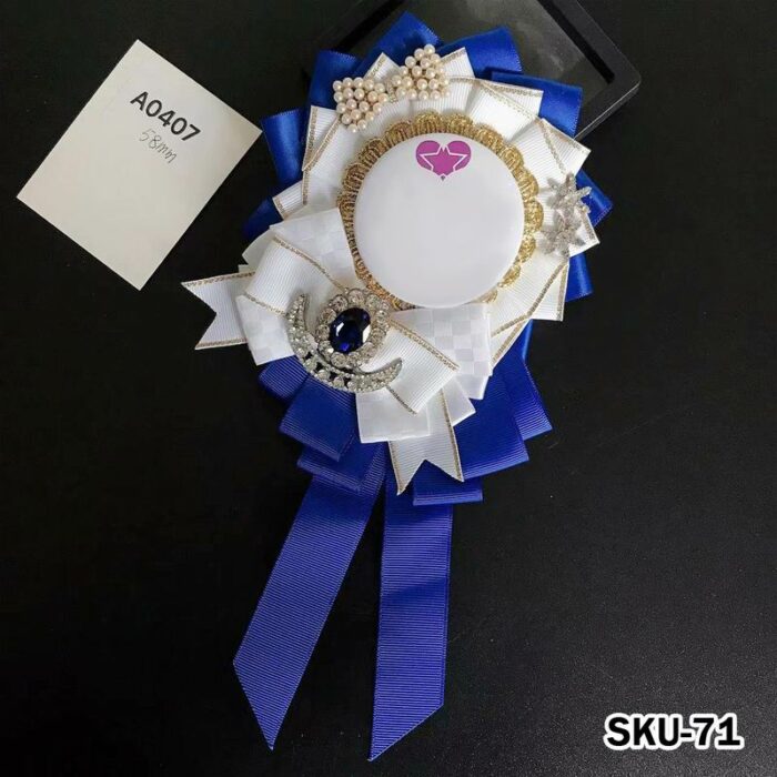 Ita Bag Rosette Ribbon Badge Display 75mm