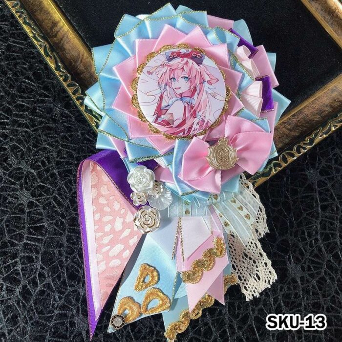 Ita Bag Rosette Ribbon Badge Display 75mm
