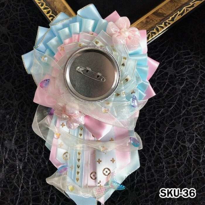 Ita Bag Rosette Ribbon Badge Display 75mm