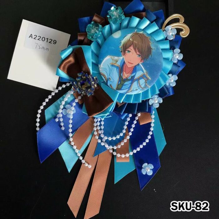 Ita Bag Rosette Ribbon Badge Display 75mm