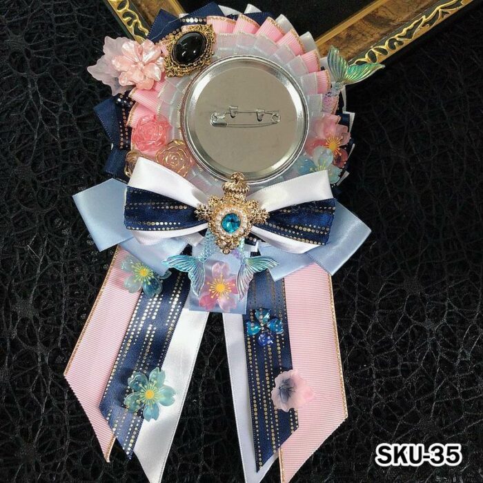Ita Bag Rosette Ribbon Badge Display 75mm