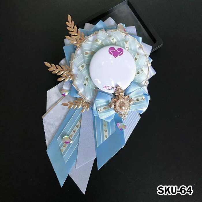 Ita Bag Rosette Ribbon Badge Display 75mm
