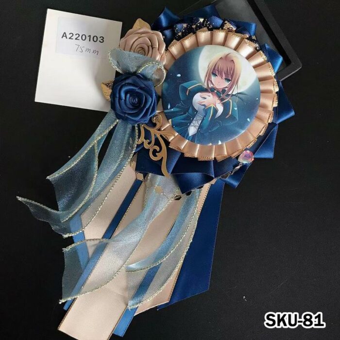 Ita Bag Rosette Ribbon Badge Display 75mm