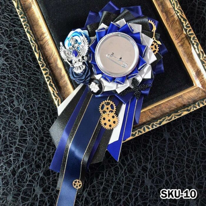 Ita Bag Rosette Ribbon Badge Display 75mm