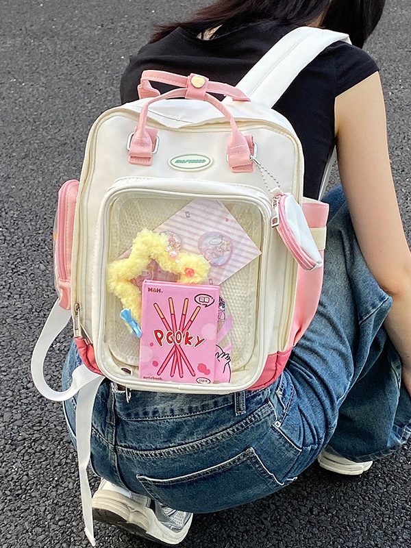Ita School Backpack for 20cm Plush Dolls
