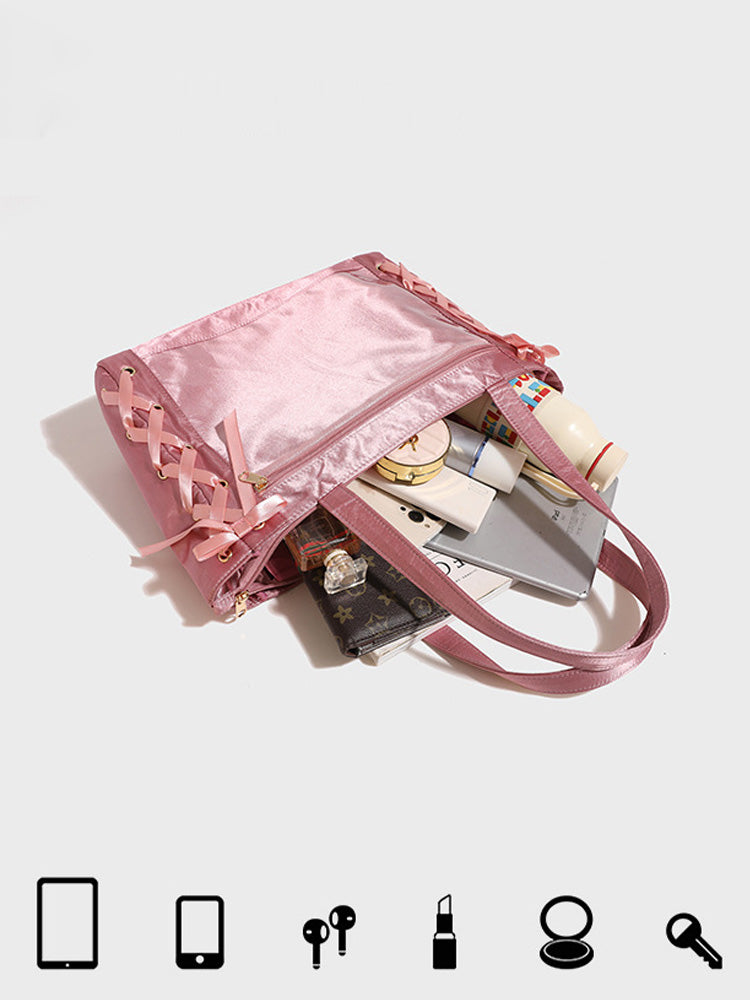 Japanese Lace-Up Ita Bag