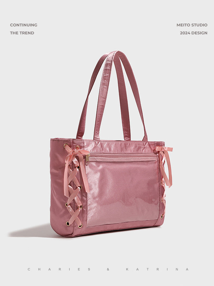 Japanese Lace-Up Ita Bag