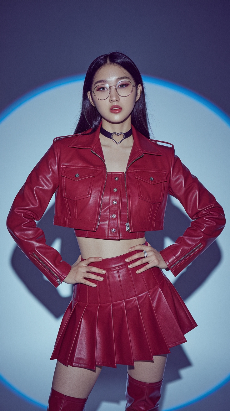 Karina Red Outfit: Bold Looks for Every Occasion outfit idea