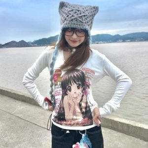 Kawaii Anime Girl Top