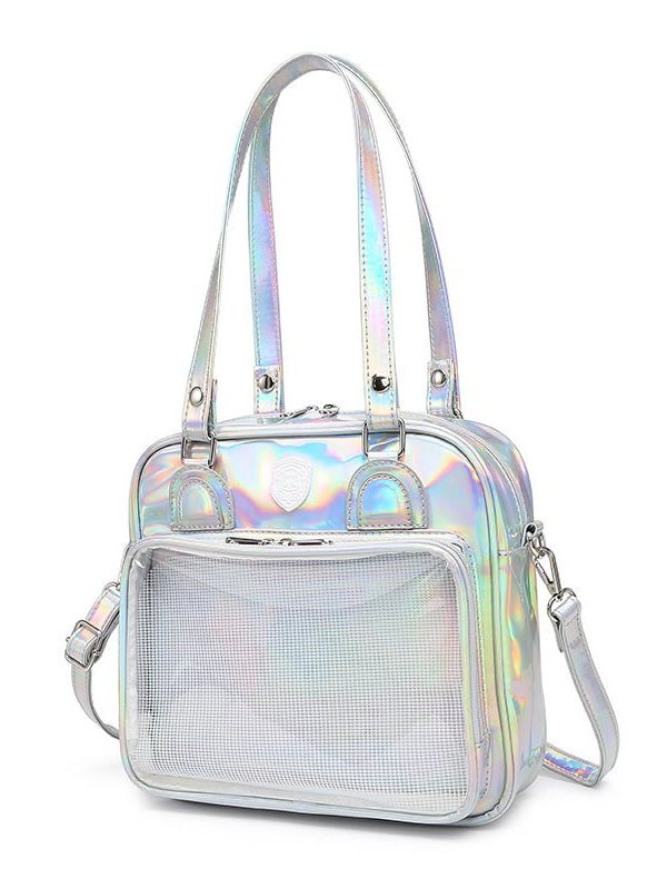 Kawaii Bear, Rabbit, Cat Square Student Ita Bag