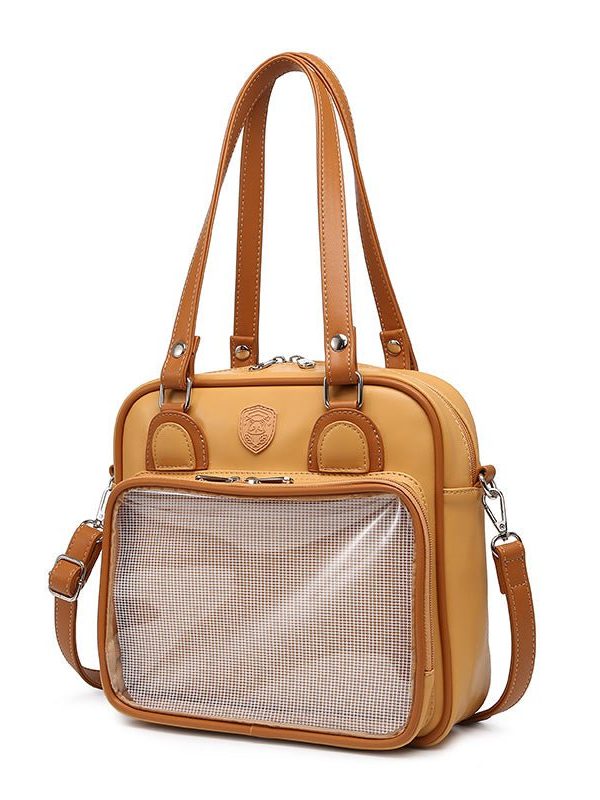 Kawaii Bear, Rabbit, Cat Square Student Ita Bag