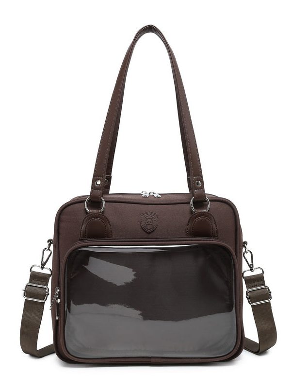 Kawaii Bear, Rabbit, Cat Square Student Ita Bag