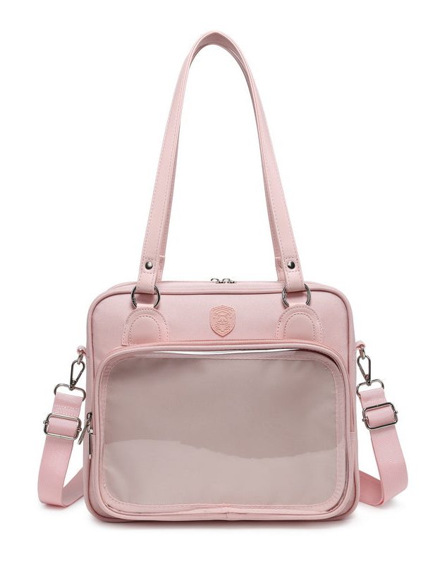 Kawaii Bear, Rabbit, Cat Square Student Ita Bag