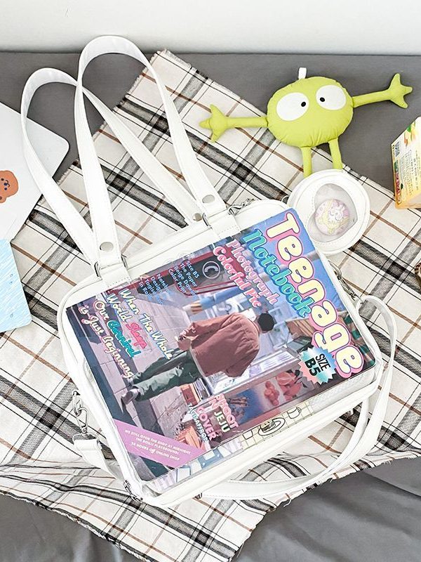 Kawaii Candy Color Ita JK Lolita PU Crossbody Shoulder Bag