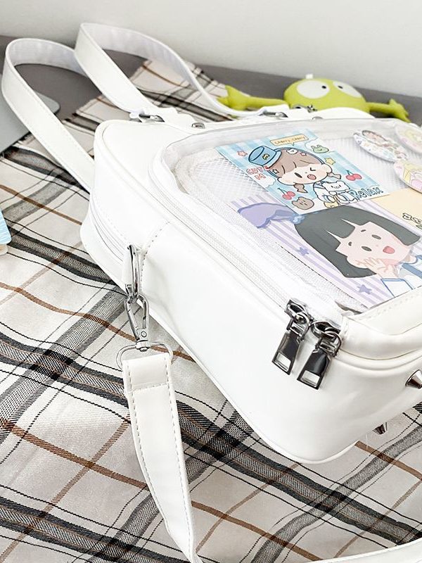 Kawaii Candy Color Ita JK Lolita PU Crossbody Shoulder Bag