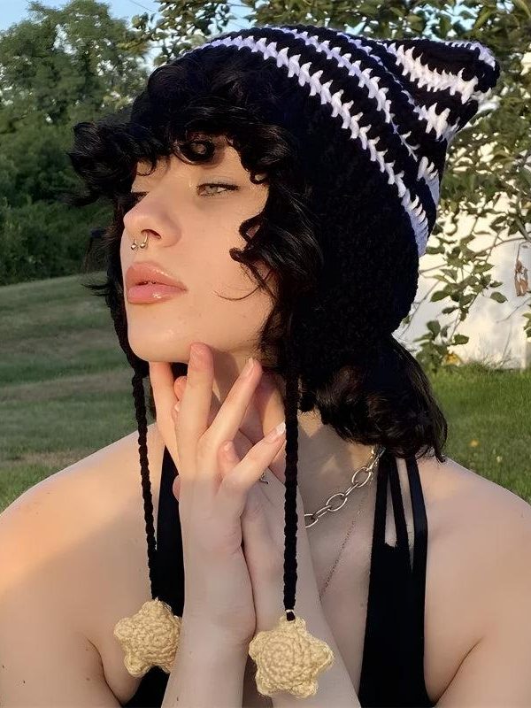 Kawaii Cat Ear Knitted Beanie