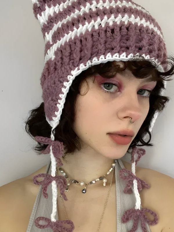 Kawaii Cat Ear Knitted Beanie