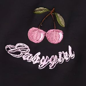 Kawaii Cherry Cut Out Mini Polo Dress