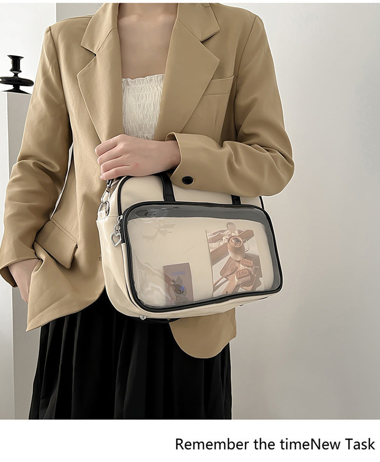 Kawaii Ita Crossbody Shoulder Women Transparent JK Bag Handbags