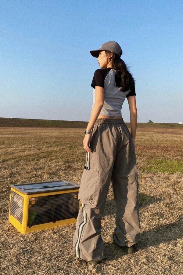 Kitty Print Crop Tee