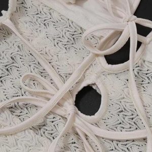 Lace Backless Plunge Neck Maxi Dress