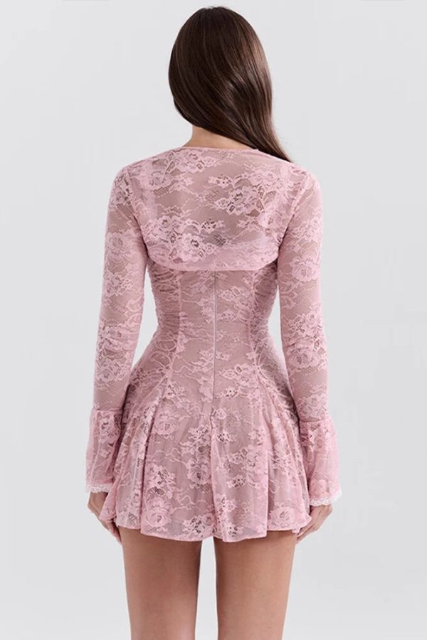 Lace Bolero Mini Dress