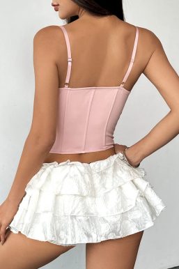 Lace Bow Corset Top