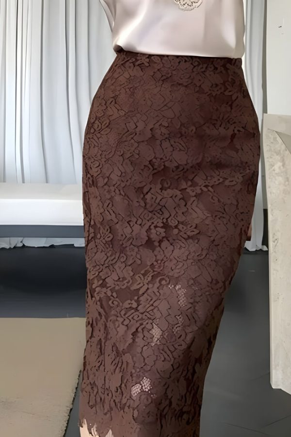 Lace Midi Skirt