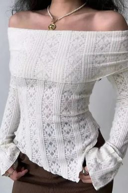 Lace Off Shoulder Top