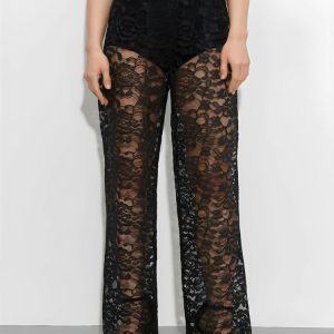 Lace Sheer Pants